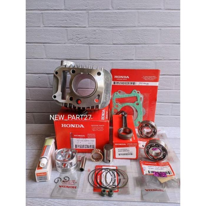 Paket blok + seher + bearing (KPH) karisma/Kirana/Supra x 125 lama karbu