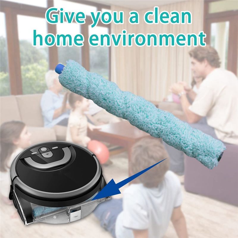 BQ-2PCS Soft Main Roller Brush For ILIFE Shinebot W400 W450 W455 Floor Washing Robot Brush