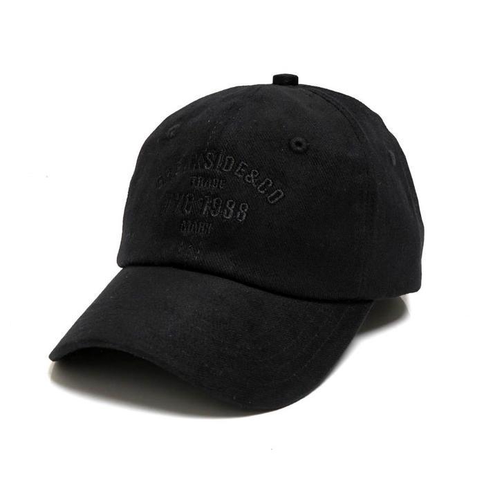 [Free Box] Breakside Polo Cap Scraper - Black Topi Pria