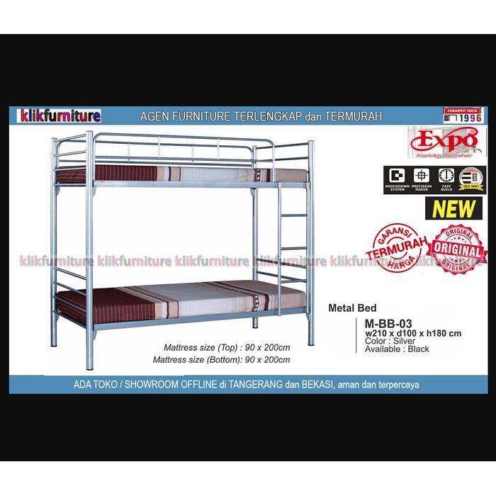 MBB 03 EXPO Ranjang Tingkat Besi Ranjang Susun Besi Bunkbed