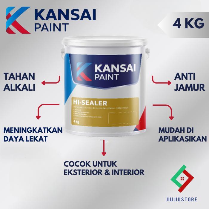 Kansai Hi Sealer 4 Kg Cat Dasar Tembok Cat Dasar Tembok Putih 4Kg