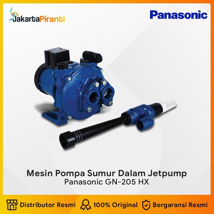 Panasonic Gn-205 Hx Mesin Pompa Air Jetpump Manual 200 Watt Untuk Rumah Tangga & Kantor Optimal