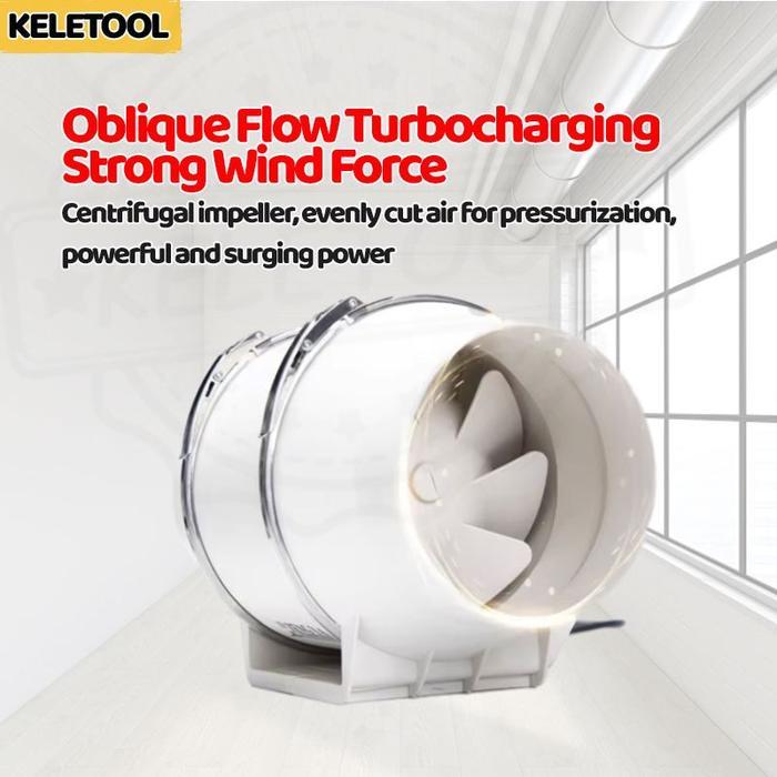 4 "6" 8 "Kipas Angin Buang Diam Ekstraktor Exhaust Fan Kamar Mandi Hexos Kamar Mandi Kipas Hexos