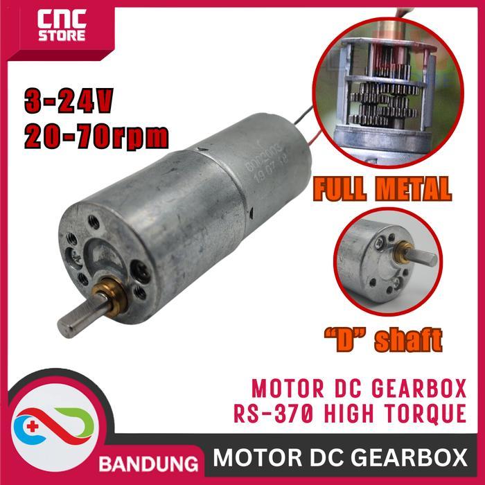 GearBox Motor DC Gear Box High Torque ZGB25B 370 370 RS-370 Dinamo DC Motor Speed Reduction .