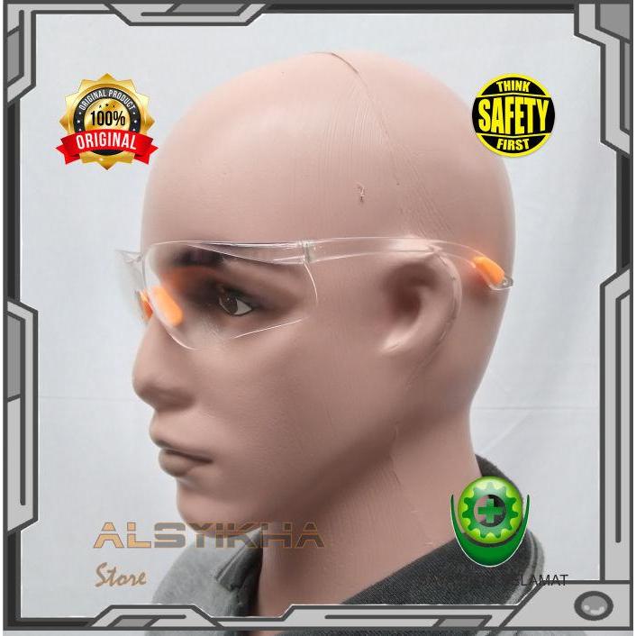 "New" Kaca mata Safety Bening/Clear Kaca Mata Gerinda Google Fashion Gaya