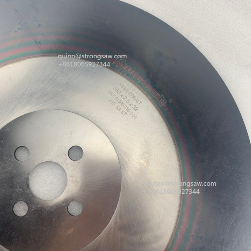 Customize super hard circular saw blade for metal pipe cutting machine high speed saw blades hss saw