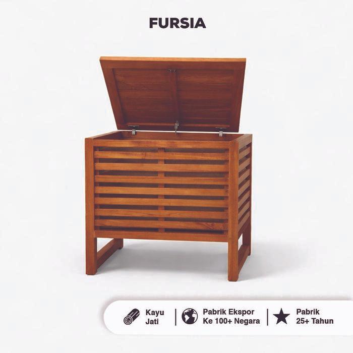 ASLI FURSIA Olive Laundry Basket Teak Furniture Export Quality Mebel Kayu Jati Kualitas Ekspor