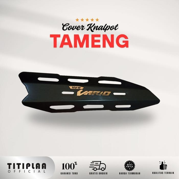 "New" Cover Knalpot Vario New Gold Tutup Knalpot Vario Tanpa Baut Vario 110 Vario 125 Vario 150