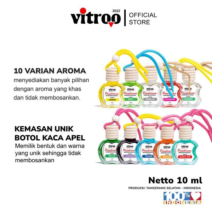 "New" Vitroo Parfum Gantung Pengharum Pewangi Mobil Pengharum Ruangan Kipas AC Lemari Kamar Rumah
