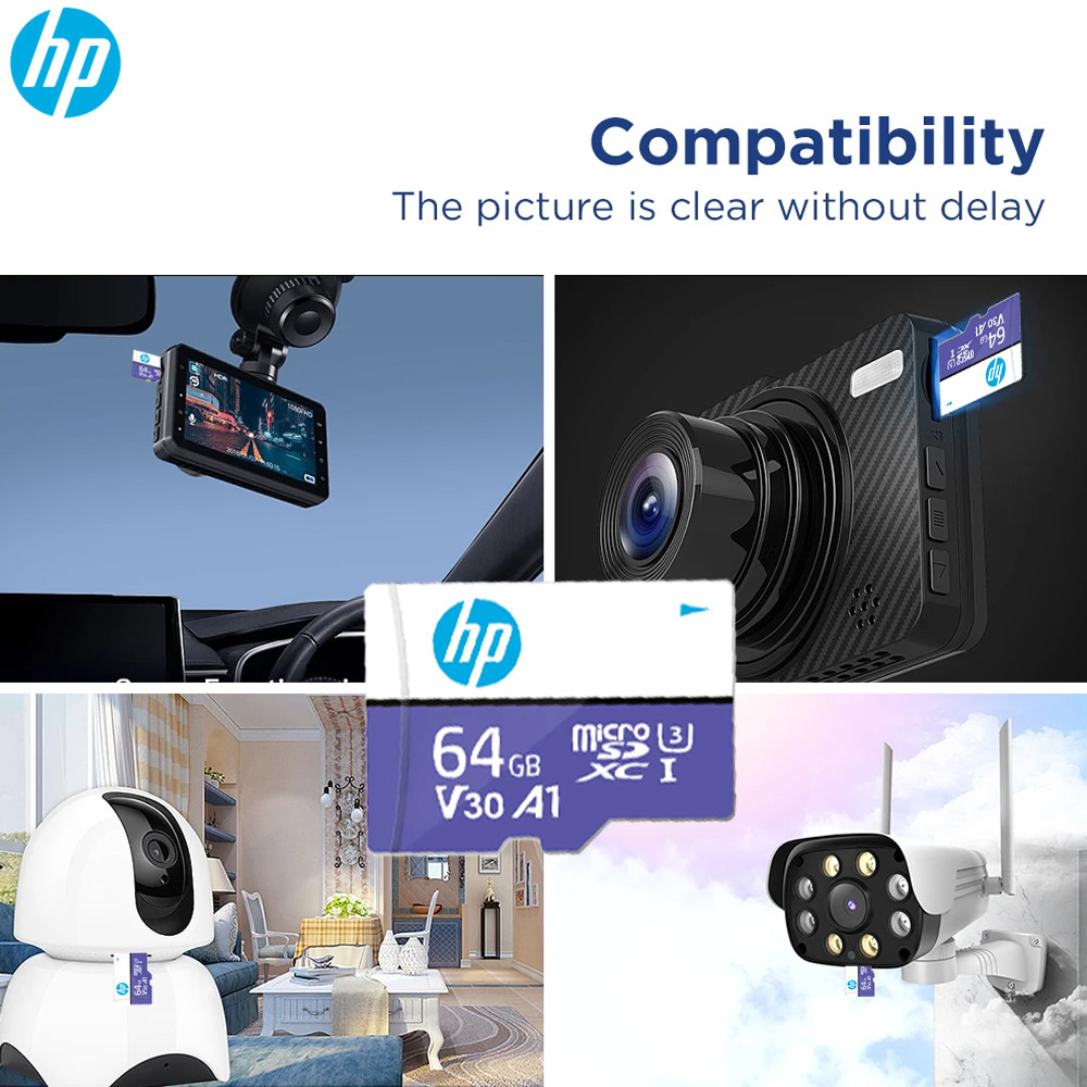 Original HP Memory Card 256GB 128GB 64GB TF micro sd card Class 10 UHS-1 flash card Memory Microsd