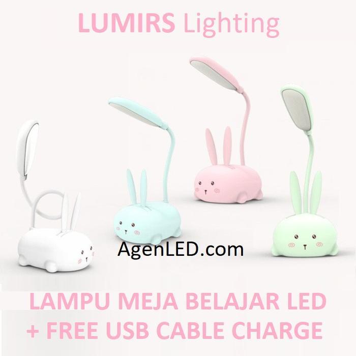 Philips - Lampu Meja Belajar Led Desk Portable Charge Usb Cas Baca Rabbit