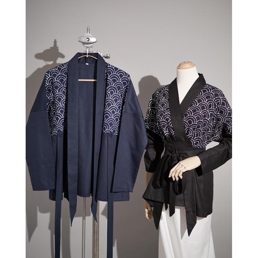 Outer / Atasan Batik Aurora / Blouse Batik Wanita / Baju Batik Kerja Pasti Ori