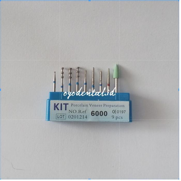 Diamond bur veneer set / bur poles veneer
