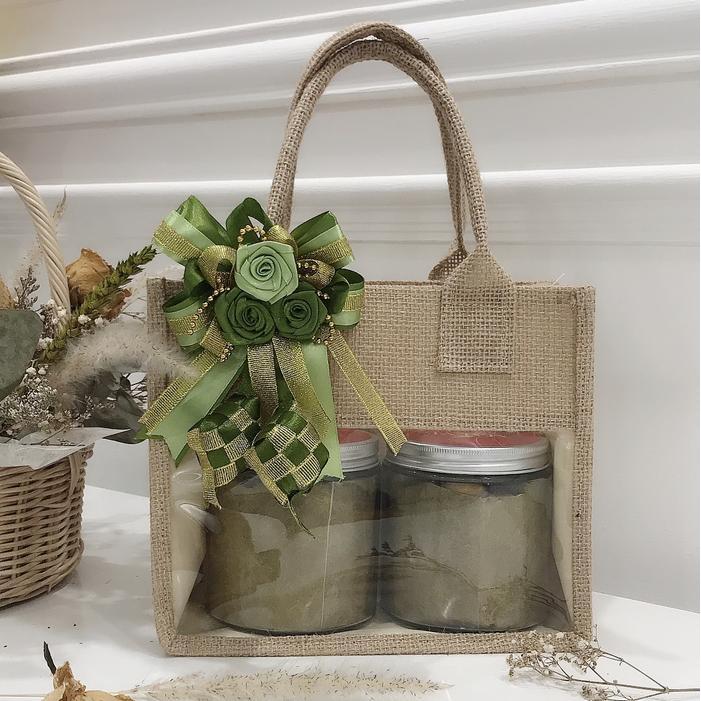 Tas Karung Goni Hampers Packaging Lebaran Idul Fitri Estetik Aesthetic