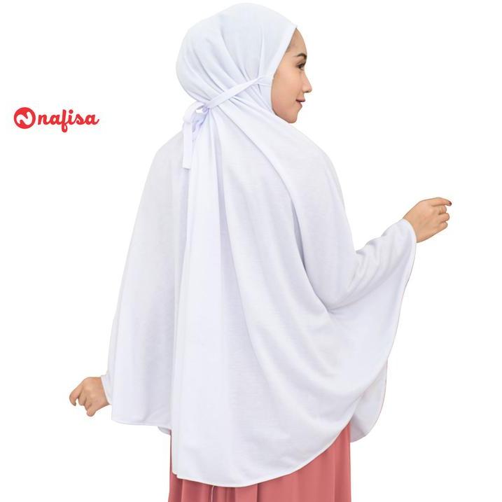 Nafisa Hijab At Home Super Jumbo Jilbab Instan Tali Kaos Non Pet
