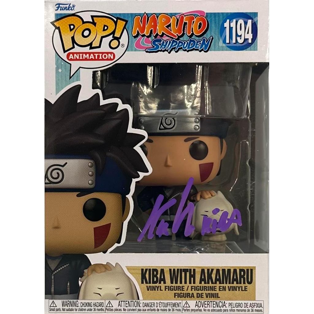 FUNKO POP FIGURE Naruto Shippuden Kyle Hebert autographed inscribed Funko Pop #1194 Naruto: Shippude