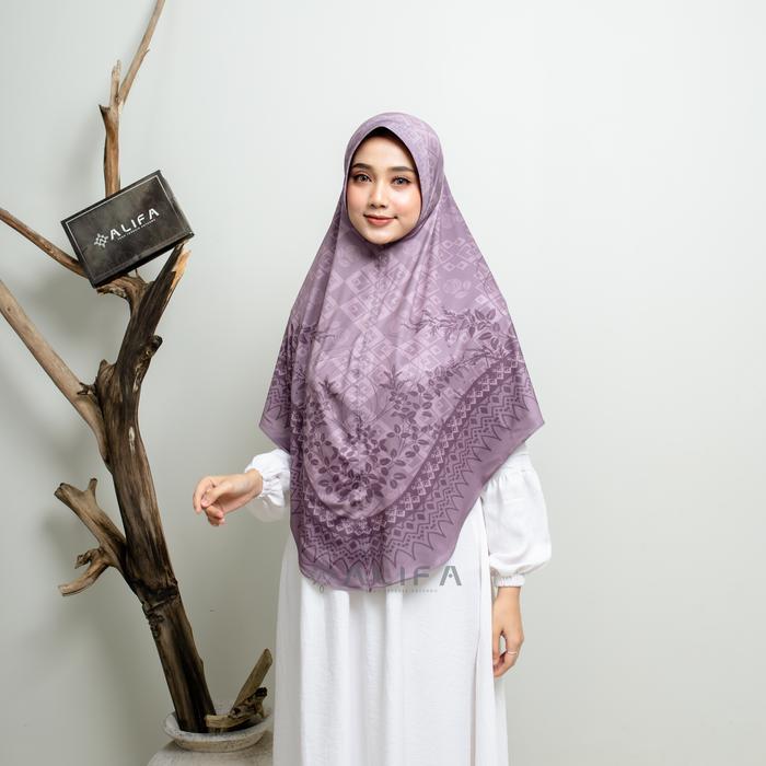 Sedia [ SCRUNCHIE] Hijab Instan Jumbo Sublim Motif Salwa Pet Hijab Instan Syari Hijab