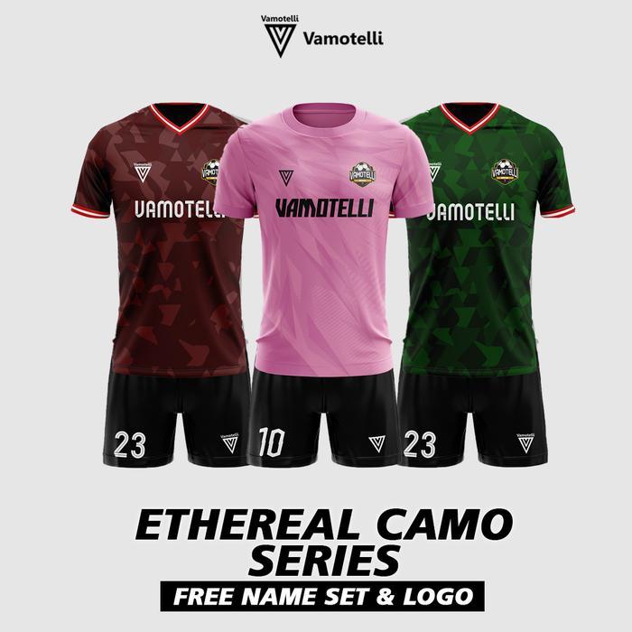 Baju Bola Stelan Futsal Bola Jersey - Vamotelli (Design Sublim #42)