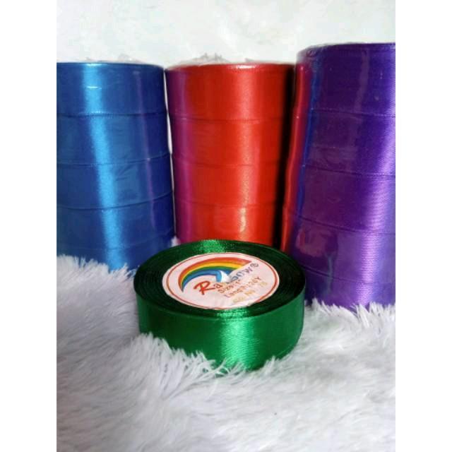 PITA SATIN 2.5cm meteran atau roll