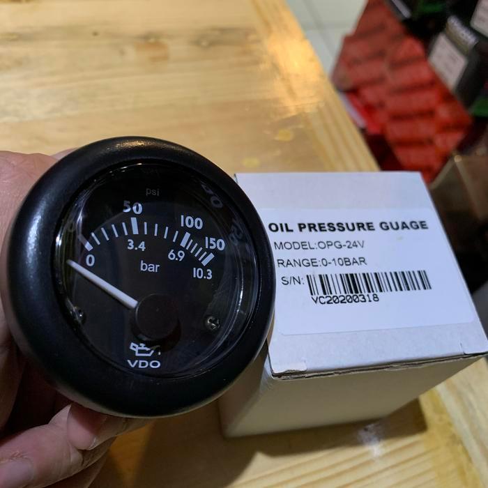 Vdo Oil Pressure Gauge 24 Vdc / Vdo