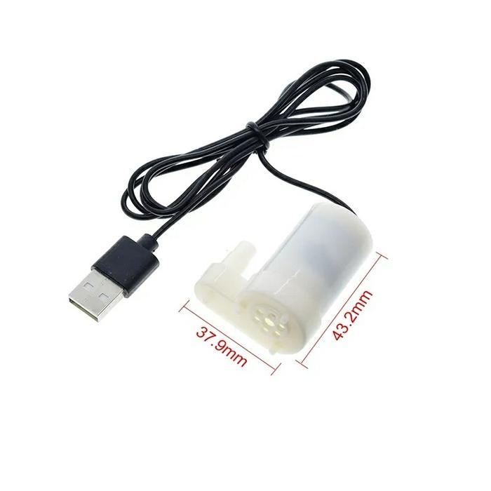 USB Mini Submersible Water Pump Pompa Air Celup USB 5V DC 5 V Volt