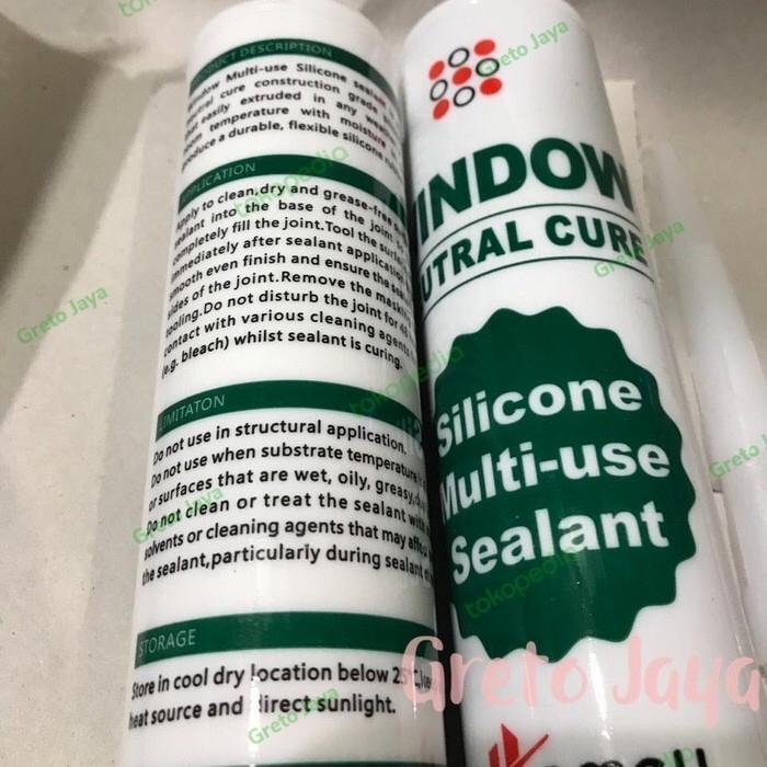 Lem Window TRANSPARAN CLEAR BENING Silikon Sealant Silicon Netral