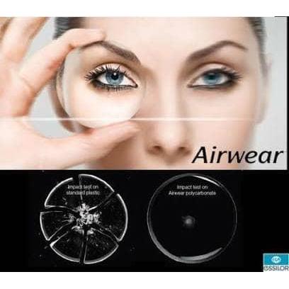 Lensa Essilor Varilux Progresif AIRWEAR buat Frameless anti pecah