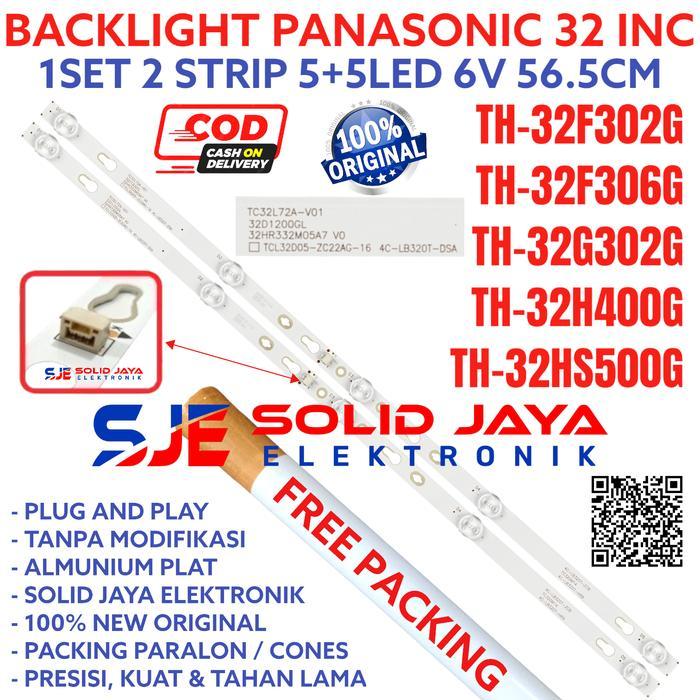 TERLARIS BACKLIGHT LED PANASONIC 32 INC TH32F302 TH32G302 G LAMPU BL 5K 6V TV SALE