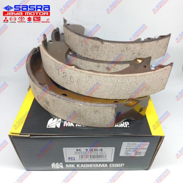 Brake Shoe Rr Avanza/Xenia 2022+Rocky/RaizeXpander Mk Kashiyama - Kampas Rem Belakang Mkk.K1264