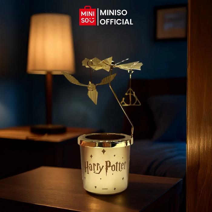 Miniso Harry Potter Carousel Scented Candle Tempat Lilin Aromaterapi Dekorasi Ruangan Estetik Tempat