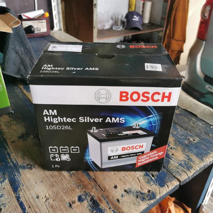 Aki Alphard / Bosch Silver Ams 105D26L / 80D26L / 12V85Ah/ Aki Pajero