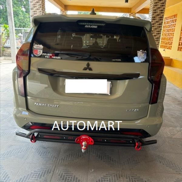 Bumper Guard Towing Belakang Pajero Sport 2021 2022 Cobra Sevencode