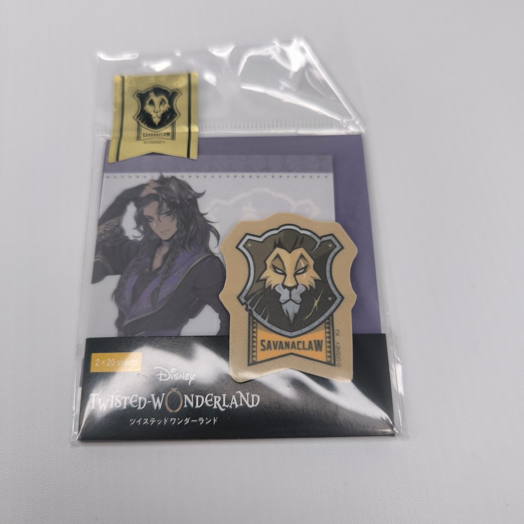Kamio Japanese Sticky Notes Disney Twisted Wonderland Savanaclaw Leona Kingscholar