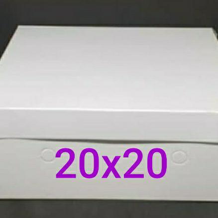 kardus nasi kotak polos 20x20x7,5