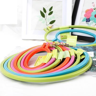 Pemidangan Plastik / Ring Sulam Jahit Bordir Bulat Plastik Tebal