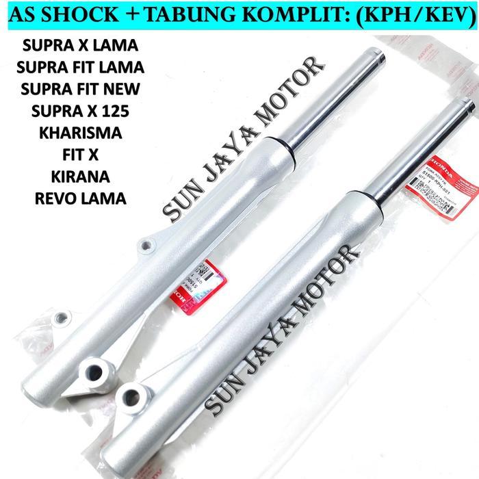 Dbs - As Shock Depan + Tabung Shock Set Komplit Supra X Lama - Kharisama - Revo Lama - Supra X 125