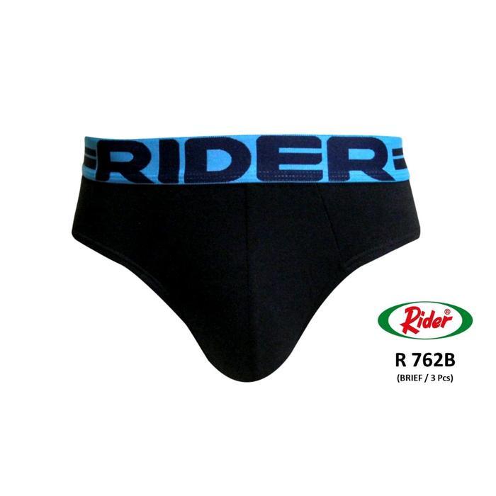 Celana Dalam Pria 3.Pcs Celana Dalam Pria Rider Sport 762 Katun Lembut / Pakaian Dalam Cowok Rider