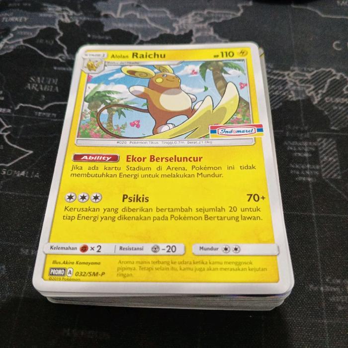 Alolan Raichu Promo Indomaret Pokemon TCG Indonesia