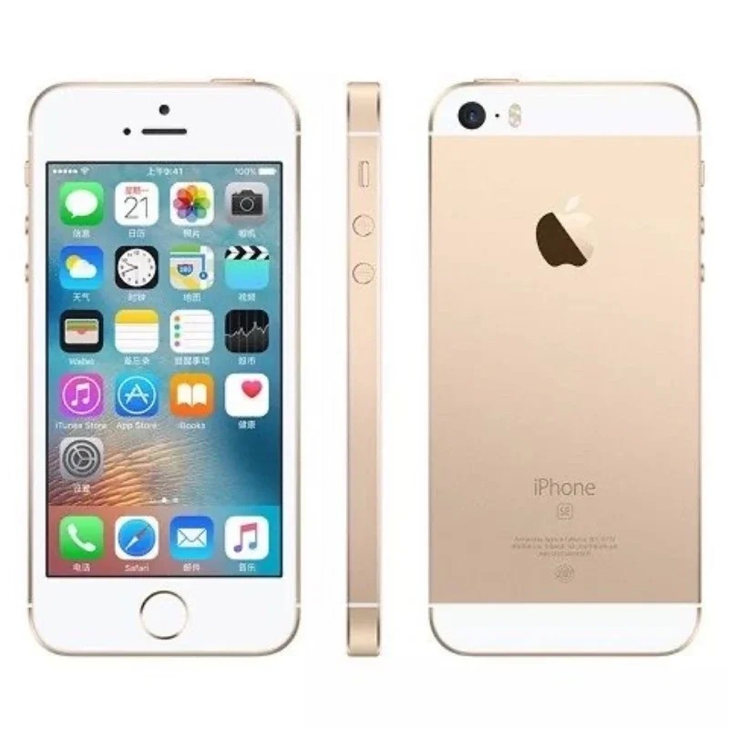 Unlocked Apple iPhone SE Smartphone 16/32/64/128GB ROM 4" Original iPhone SE Dual Core Touch ID 4G