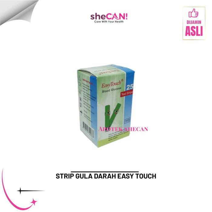 STRIP GULA DARAH EASY TOUCH / STIK GULA DARAH GLUKOSE EASY TOUCH