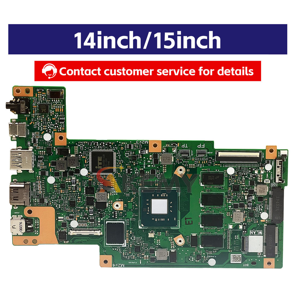 AKEMY E410MA For ASUS E410M E410MAB R429M F414MA E510MA Laptop Motherboard N4020/N4120 N5030 4GB/8GB