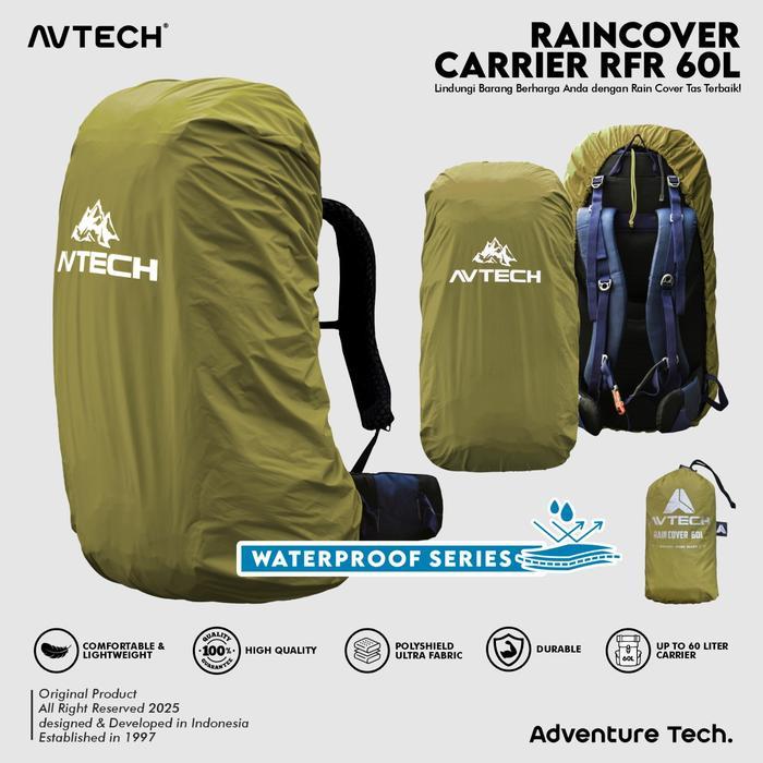 Eiger - Rain Cover Bag Waterproof Pelindung Tas Anti Air 60-70 Liter - Cover Carrier 60