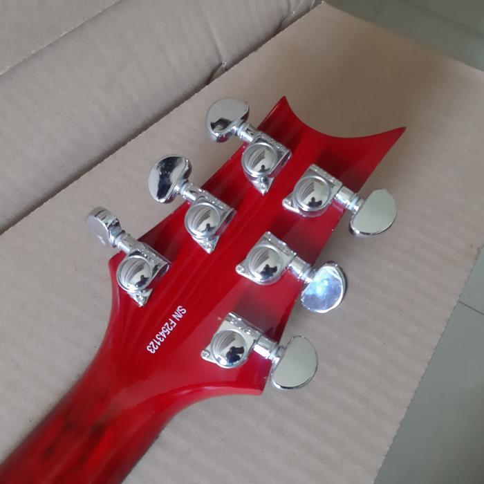 Gitar PRS custom pabrikan pickup GNB korea cherry