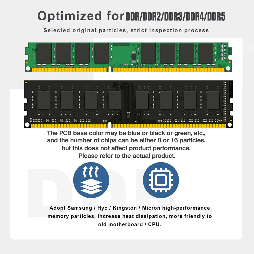 For Desktop Computer Memoria Module Memory Ram PC8500 DDR3 1066MHz 1.5V 240PIN DDR3 4GB DIMM Non-ECC