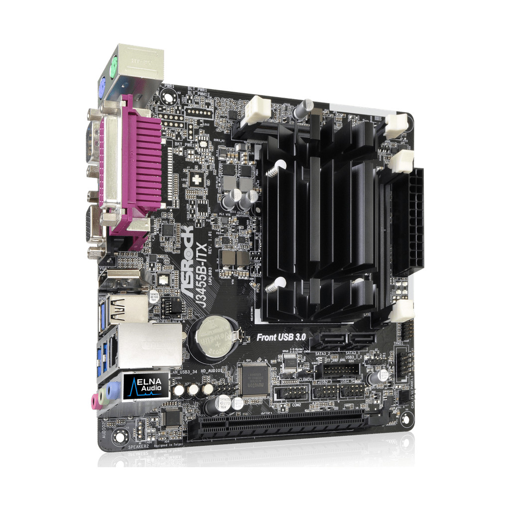 ASROCK J3455b-ITX Mini-ITX Motherboard Intel Quad-Core cpu J3455 DDR3 16GB Integrated Intel HD