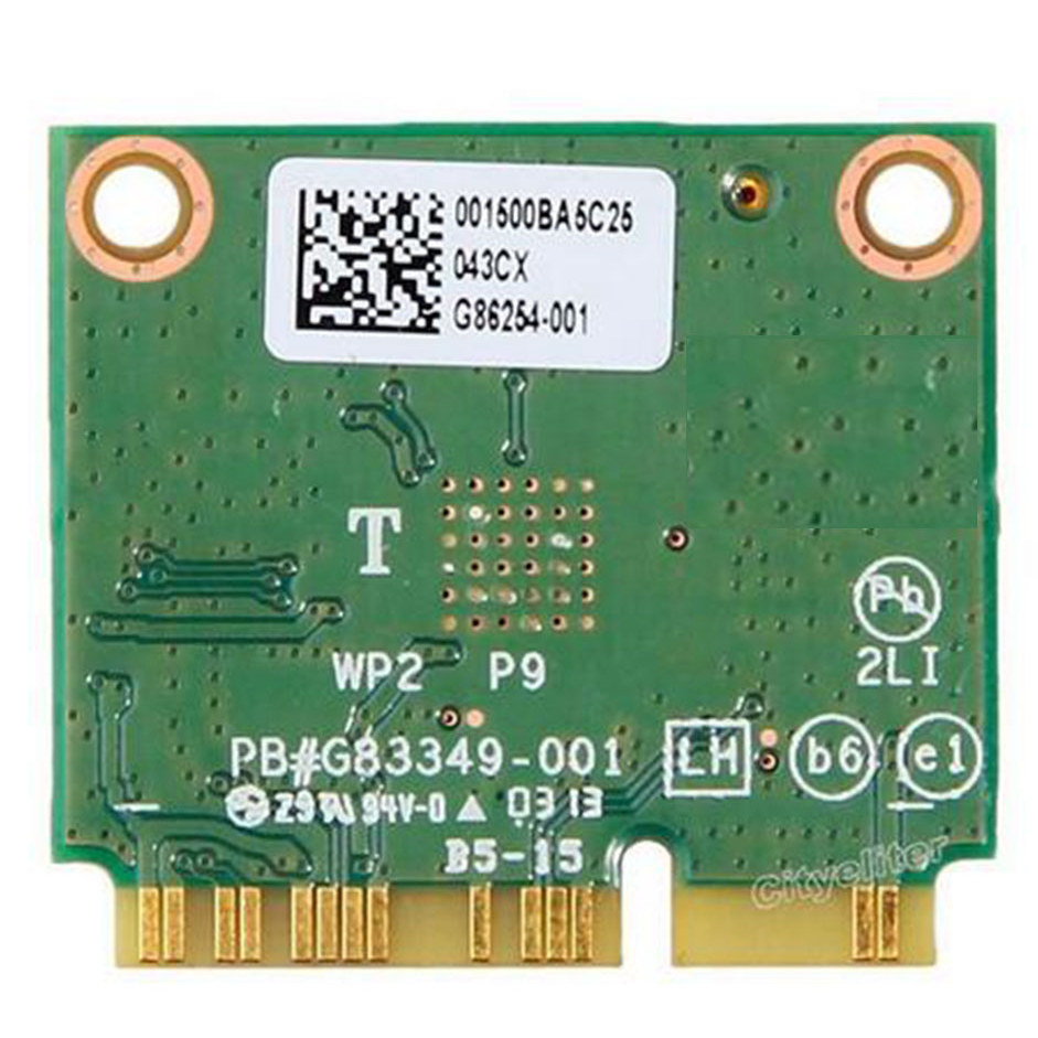 Dual Band Wireless-AC7260 7260AC 7260HMW AC7260 7260HMWAC half Mini PCI-e BT4.0 Wireless Card for HP