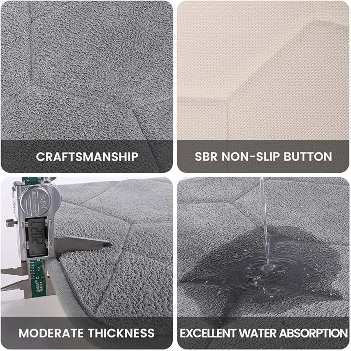 Kokomi Rin Premium Keset Memory Foam Keset Kamar Mandi Tebal Antislip Bathroom Mat Memory Foam Keset