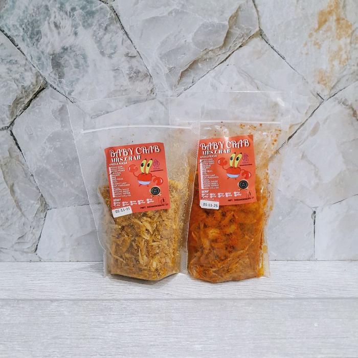 Tuan Rajungan Baby Crab Keripik Food Pedas