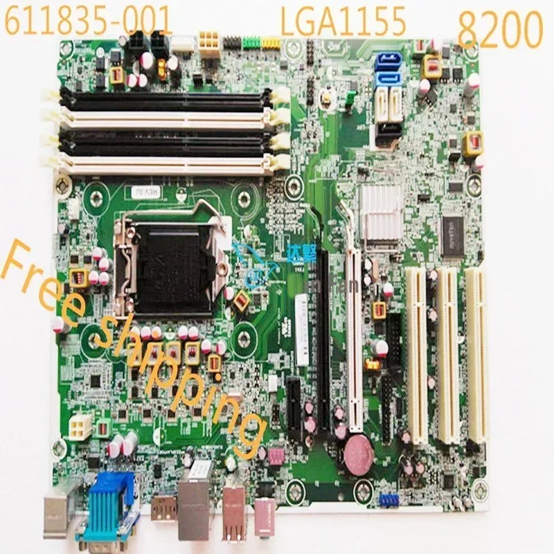 For HP Compaq 8200 Elite Motherboard 611835-001 611796-003 611797-000 LGA1155 Mainboard 100%Tested