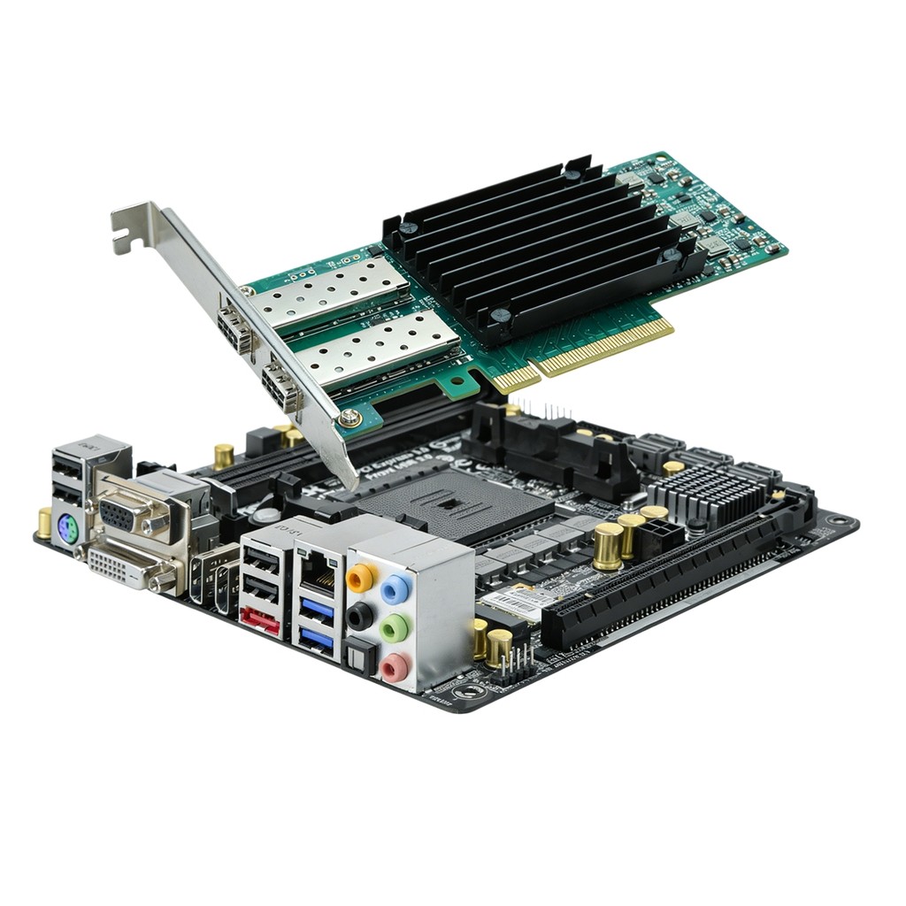 Original Intel X540-T2 PCIe x8 Dual RJ45 10Gbps Port Ethernet Network Card X540T2G1P5 for Server Nas